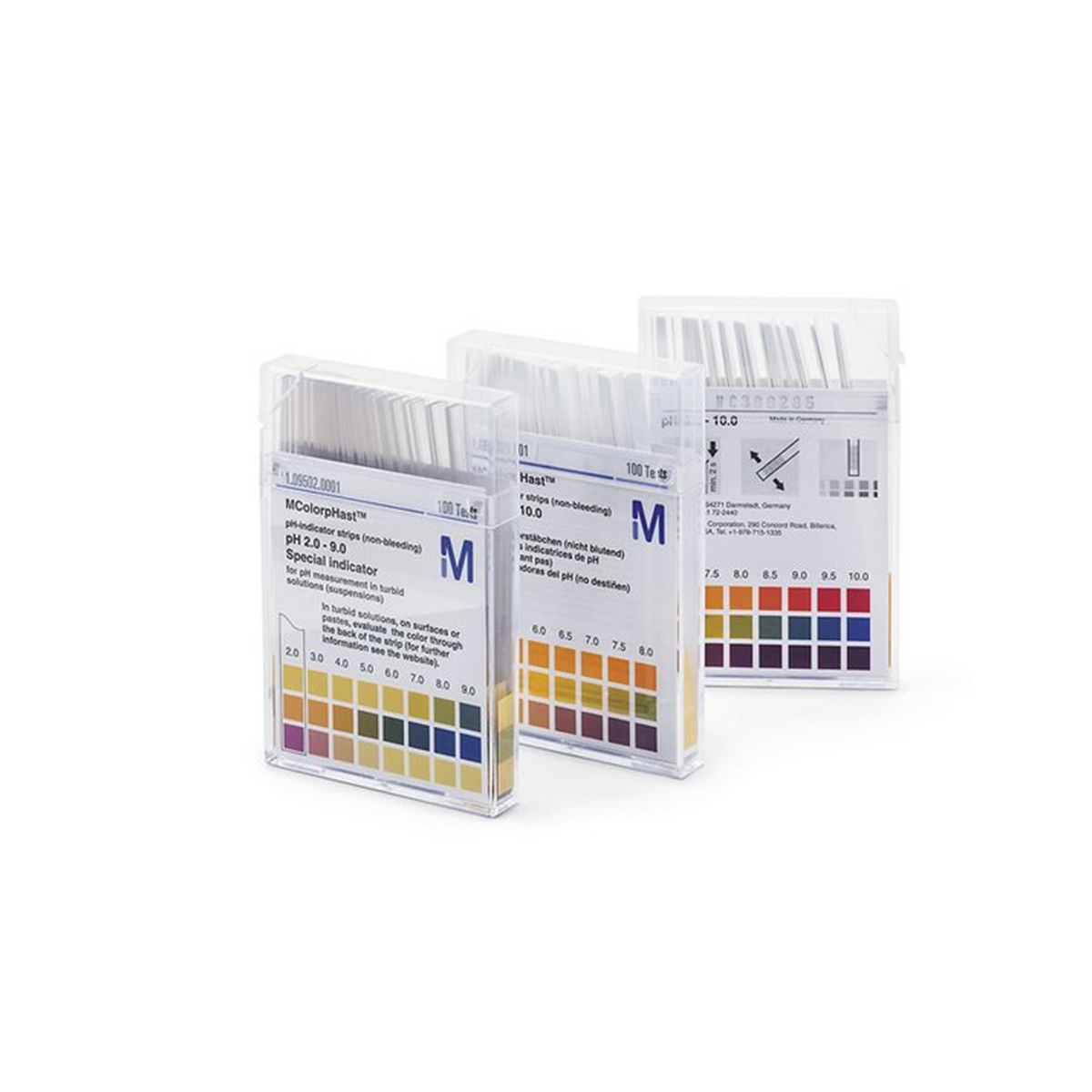 Merck Color Numbers MERCK Ph 7,5 - 14 Indicator Strips | Albarlab | Laboratuvar Cihazları ...